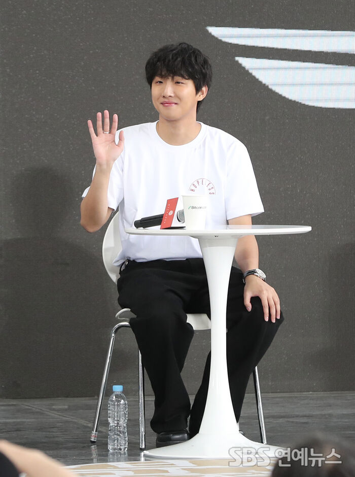 [E포토] 홍사빈, 영화 화란으로 인사드려요