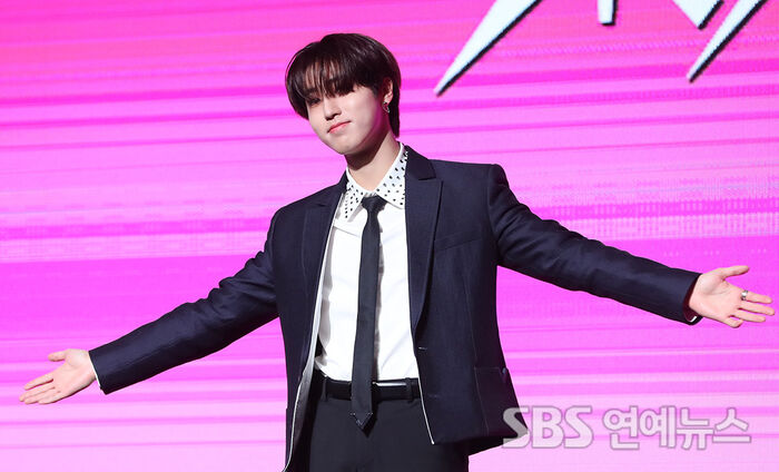 [E포토] 스트레이 키즈 한, 모든 스테이를 내 품에