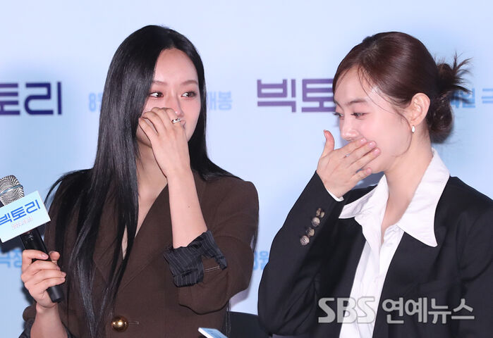 [E포토] 이혜리, 빅토리 영화 칭찬에 눈물