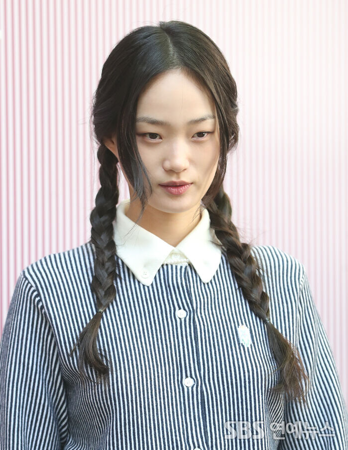 [E포토] 신현지, 양갈래 삐삐 머리
