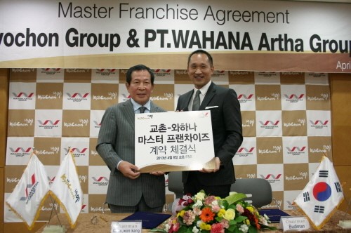 교촌치킨, 인도네시아 진출한다..마스터프랜차이즈 계약