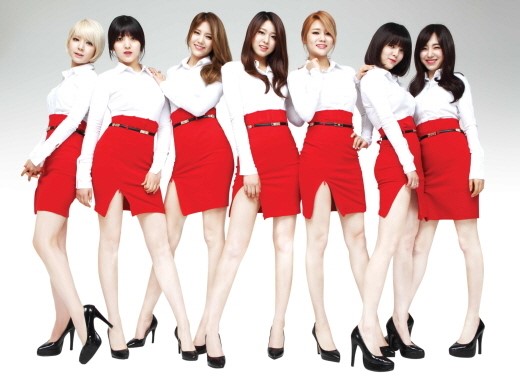 걸그롭 AOA, 강정이기가막혀와 함께..