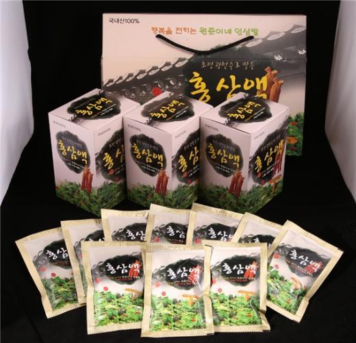 인삼 농부, 추석선물로 정직한 홍삼액 추천
