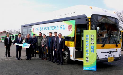 현대차 초저상 친환경버스 ‘블루시티’ 광주시내 달린다