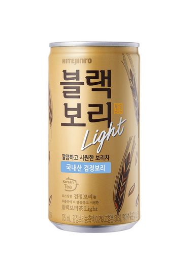 하이트진로음료, 상쾌하게 즐기는 검정보리차 ‘블랙보리 라이트’ 캔 새로나왔어요