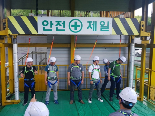 농어촌공사 전남본부, 공사현장 안전체험교육 실시