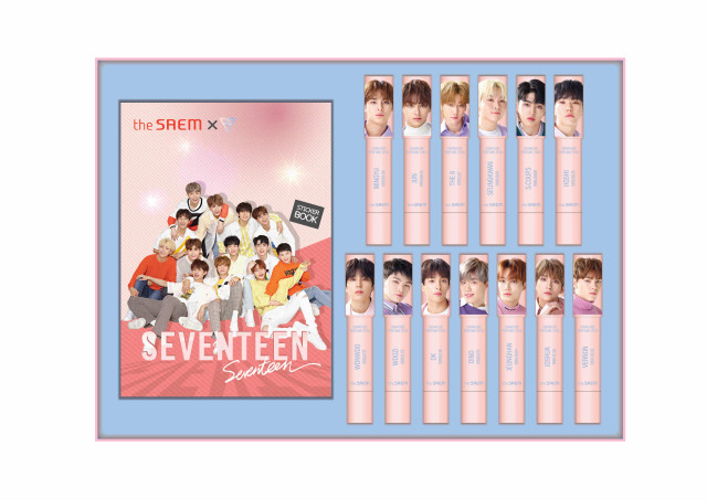 더샘X세븐틴 시그니쳐 퍼퓸 스틱 세트 사전 예약 판매… 세븐틴 스티커북 증정