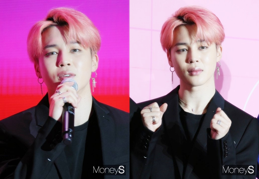 방탄소년단 지민, 핑크 헤어가 찰떡