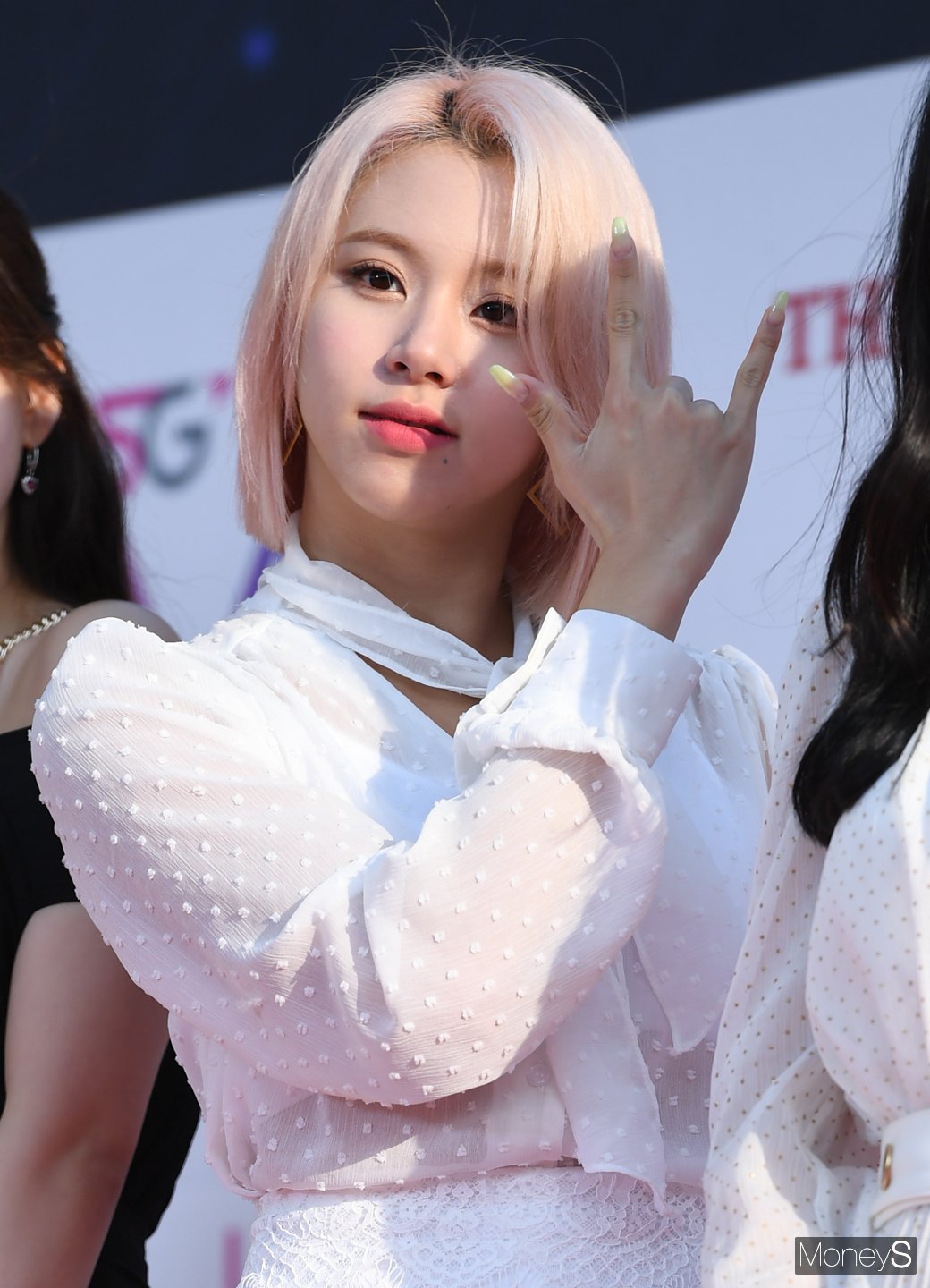 [머니S포토] 트와이스 채영, 러블리한 핑크빛 헤어(더팩트뮤직어워즈)