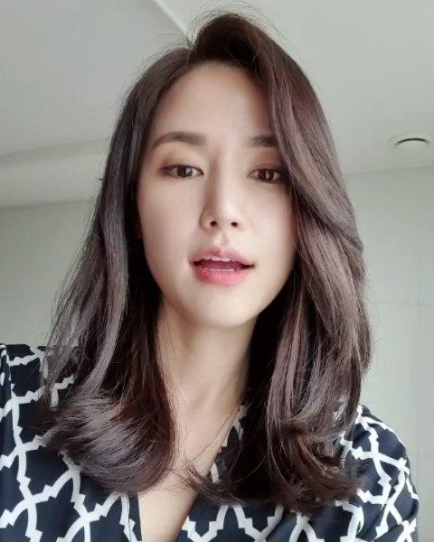 공현주, 긴 단발 변신 우아한 헤어스타일링