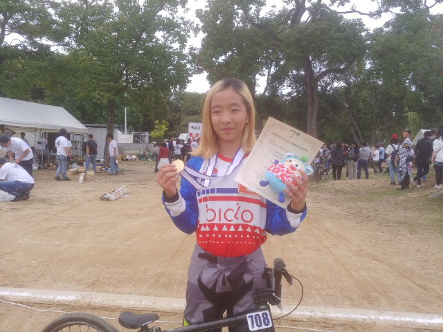 홍하랑, 오사카 BMX 1위… 자전거선수 육성 빛