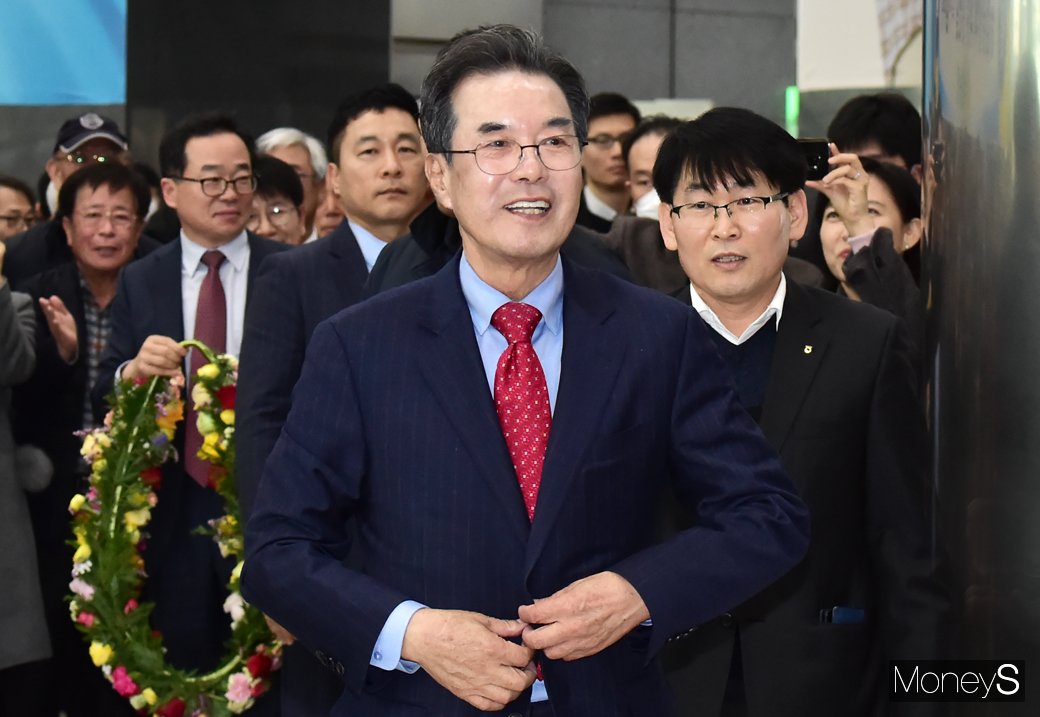 [머니S포토] 이성희, 제24대 농업협동조합 중앙회장 당선