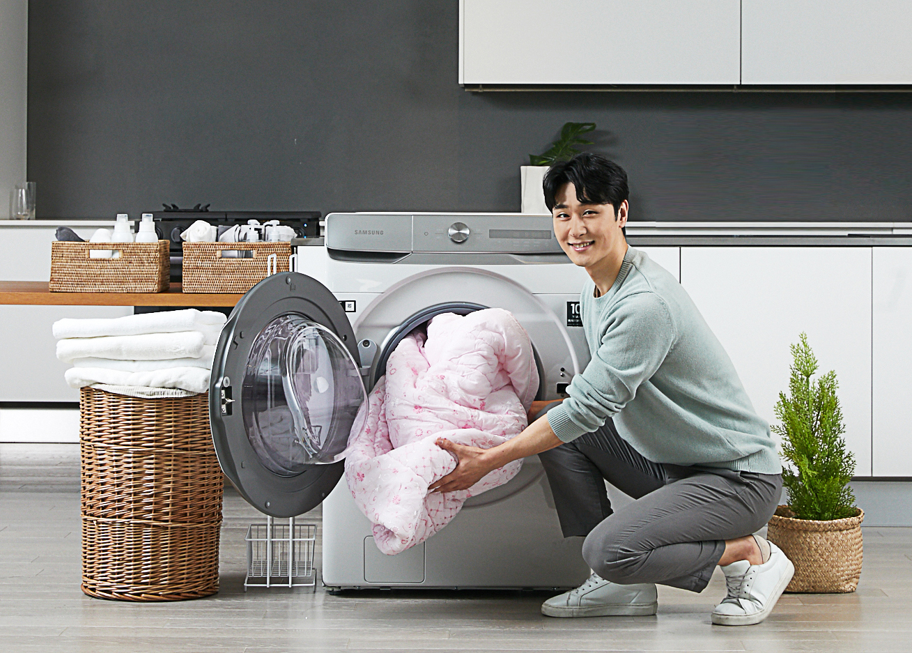 “대용량 빨래도 한번에”… 삼성전자, 24kg ‘그랑데AI’ 세탁기 출시