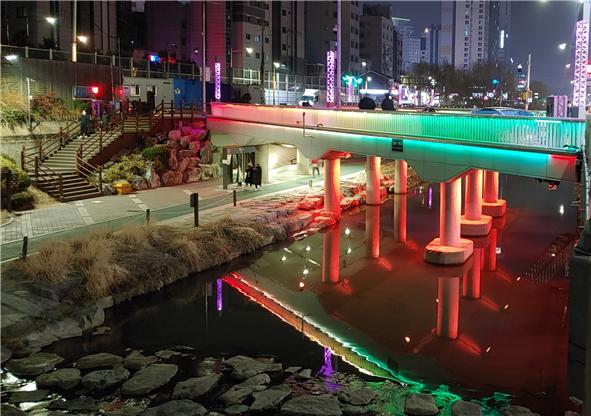 서울 관악구, 별빛내린천 교량 경관조명 설치사업 완료