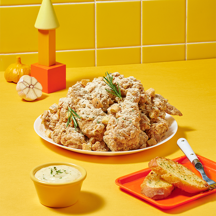 티바두마리치킨, 신메뉴 마늘빵치킨 시그니쳐 메뉴로 기대 모아