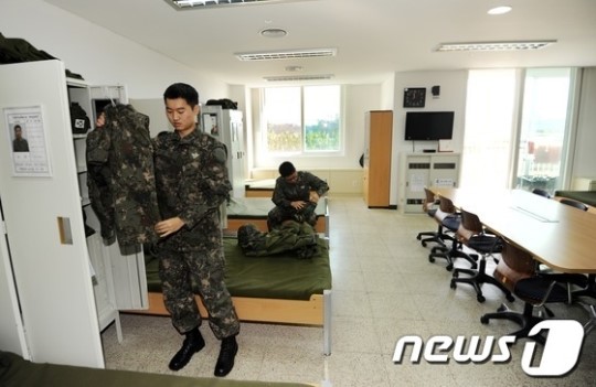 국방부, 근무지원단 병영생활관 공개