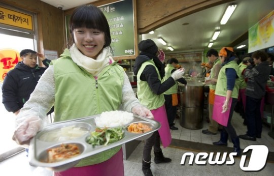 따뜻한 밥 드릴 수 있는 봉사, 즐거워요