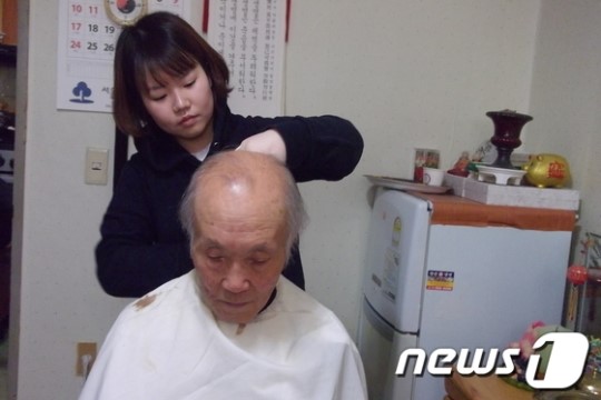 서울보훈청·정화예술대, 국가유공자에 이미용 봉사