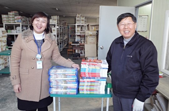 천안 동아서적, Wee센터에 도서 기증