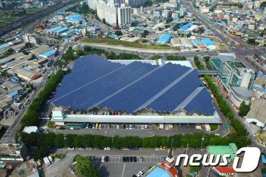 대구 농협달성종합유통센터, 4일 태양광발전소 가동