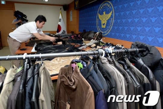 남대문경찰서, 명품 상습 절도범 검거