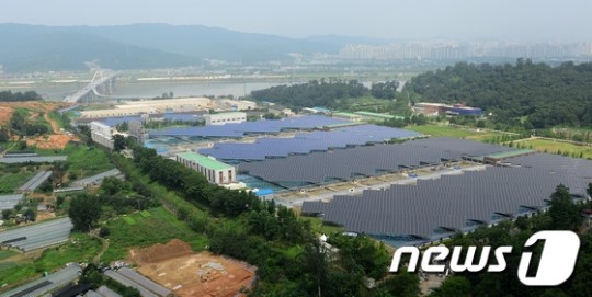 5MW급 암사 태양광발전소 가동시작