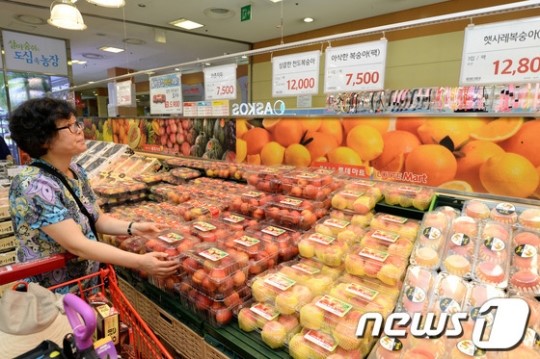 과일값이 심상치 않구나
