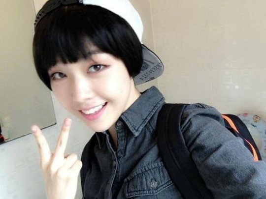 걸스데이 민아, 숏커트 헤어 공개 어때요?