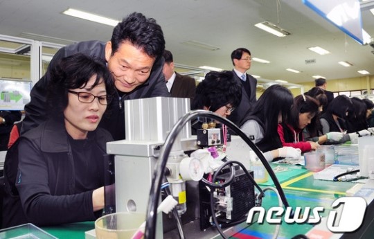 산업현장 찾은 송영길 시장