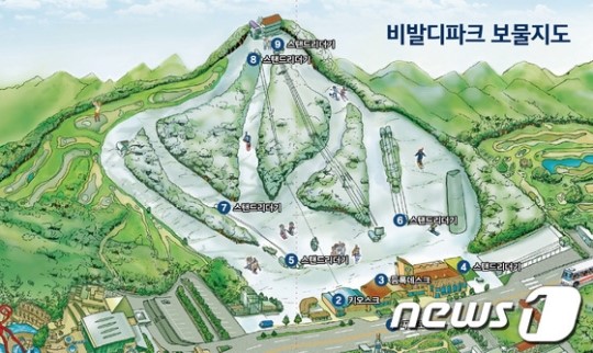 비발디파크 스키월드, 보물을 찾아라!