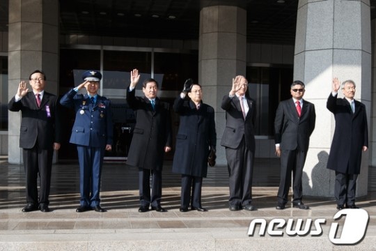 박근혜 대통령 해외순방 환송