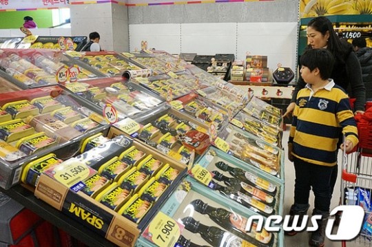 홈플러스 원주점, 설 선물셋트 판매 집중