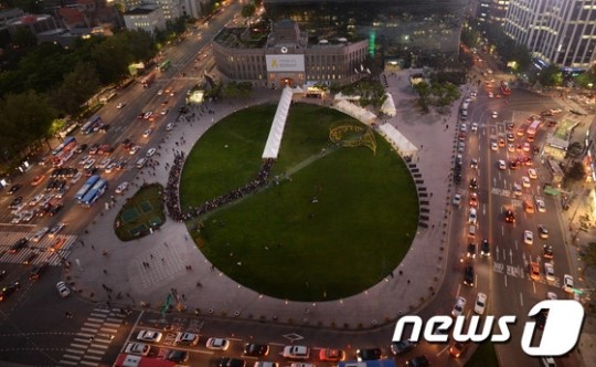 [세월호 참사] 서울광장 퇴근길 추모행렬