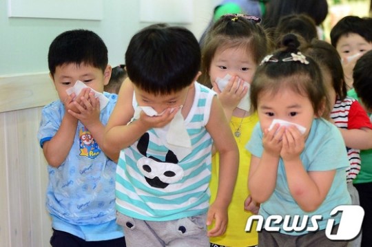 어린이집 화재 대피훈련
