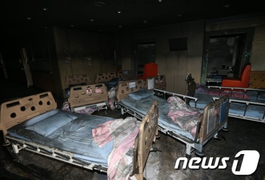 처참한 장성 효사랑요양병원 화재현장