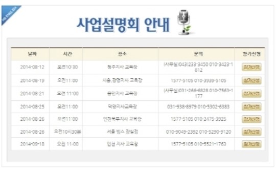 초·중등 영어교육 프랜차이즈 해법영어교실, 창업설명회