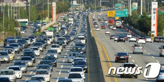 영동고속도로 인천 방향 너무 막히네
