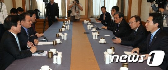 새정치민주연합, 충청권 의원 선거구획정 논의