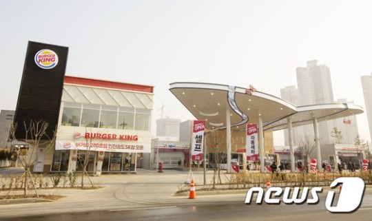 SK네트웍스, 인천 송도에 복합형 셀프주유소 오픈