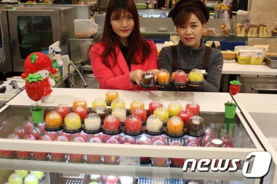 롯데百 전주점, 생과일 찹쌀떡 얌얌모찌 답례품 어때요?