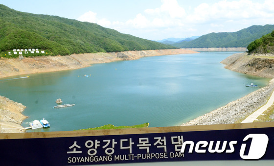 목마른 소양강댐…장마가 필요해