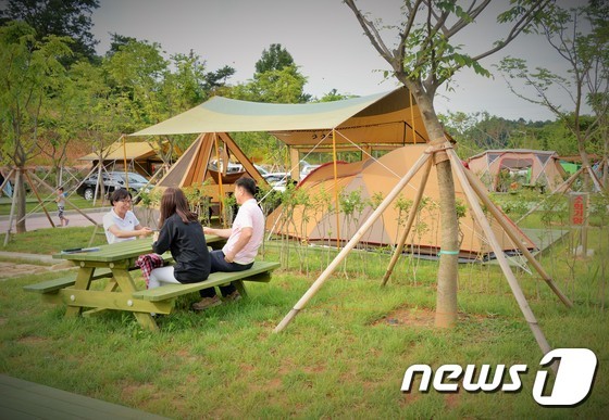 순창 섬진강 향가오토캠핑장 개장…500만 관광시대 열겠다