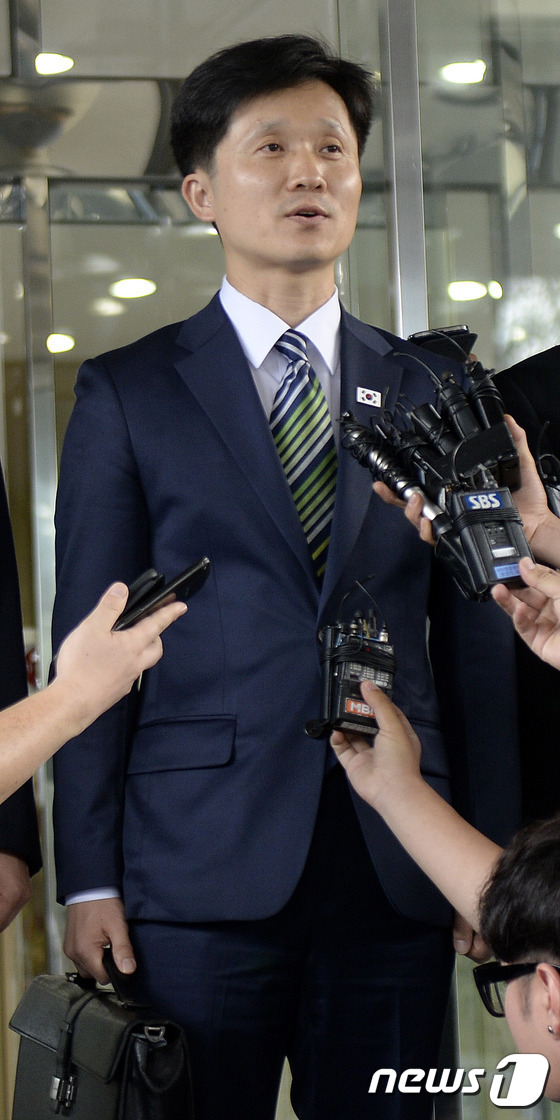 각오 밝히는 이상민 남북협력지구 발전기획단장