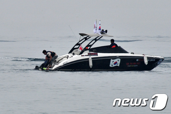 조난 스쿠버 구조 완료