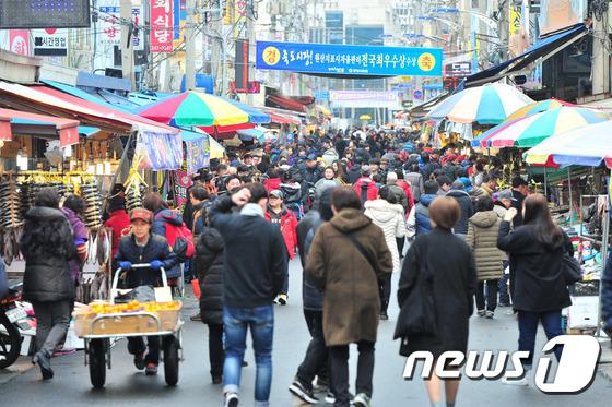 활기찾은 죽도시장
