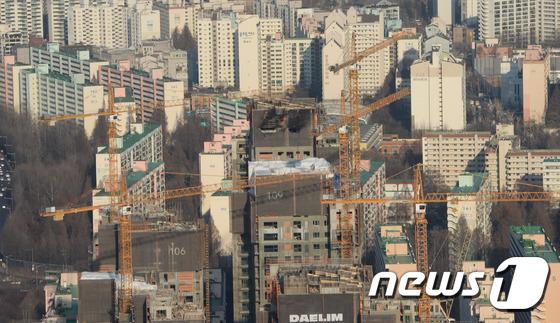반포 아크로리버파크 공사현장서 화재