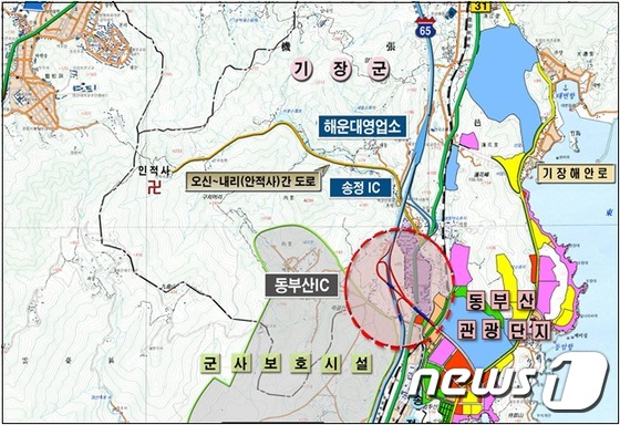 부산울산고속도로 동부산IC 다음달 개통