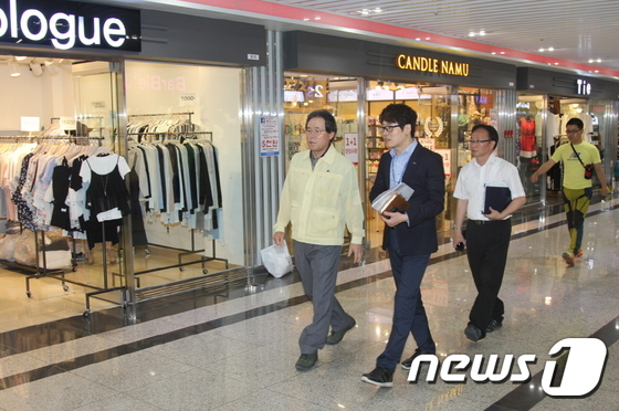 조철현 마산회원구청장, 합성동 지하상가 안전점검