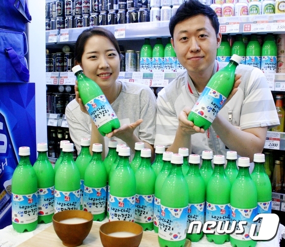 나라사랑 생막걸리 맛 보세요~!
