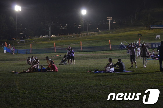 해발 700고지 대관령은 열대야 몰라요